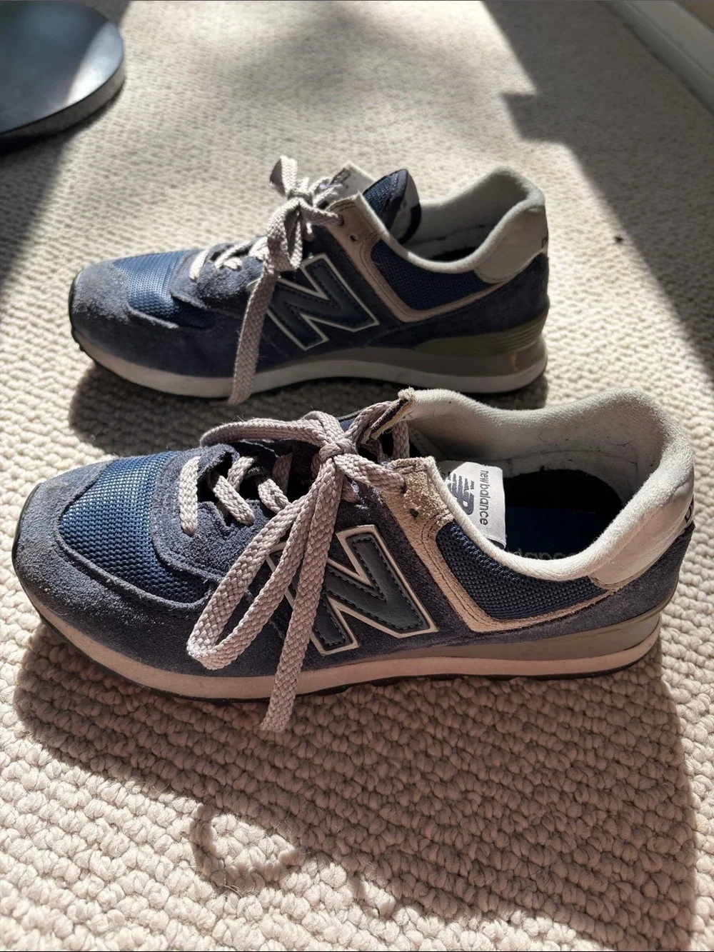 New Balance Blue Gray Casual Running Sneakers